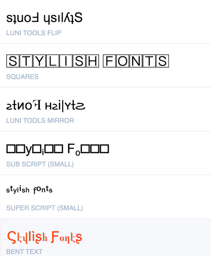 Stylish Text Fonts Generator